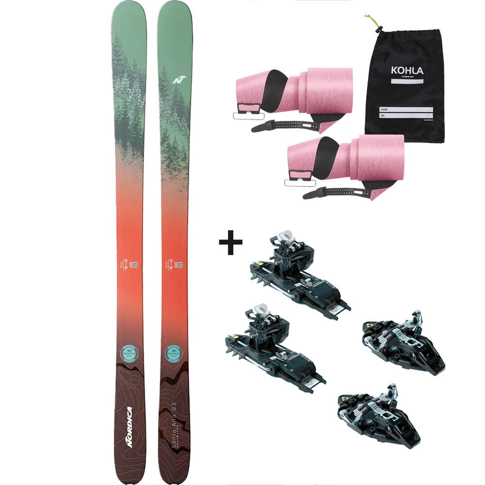 Nordica - Santa Ana 93 Unlimited 23/24 Tourenski Komplettset & Fischer Bindung & Fell 255942_7259