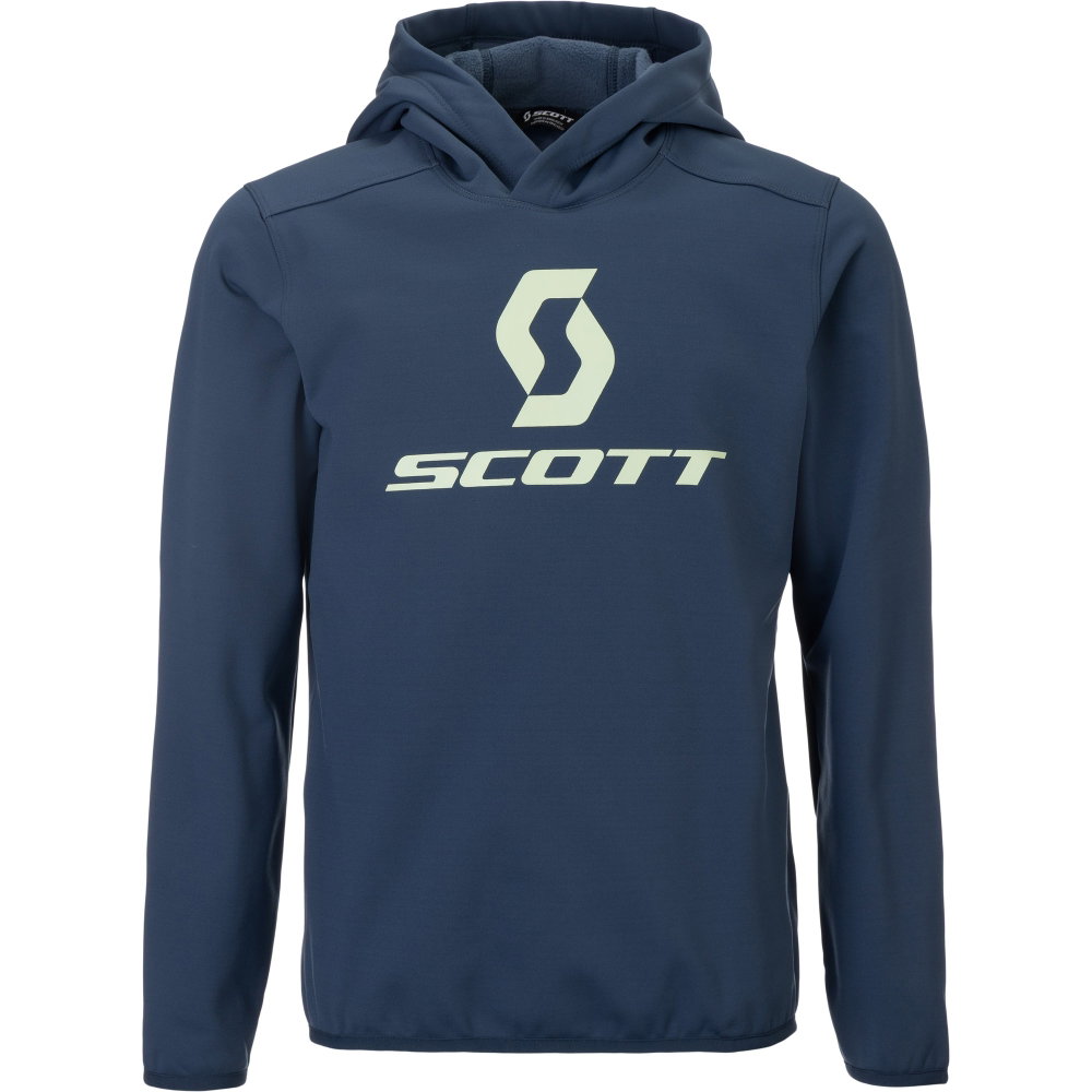 Scott - Defined Warm Fleecehoodie Kinder blau