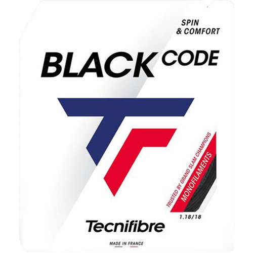 Tecnifibre - Black Code 1.28 Tennissaite schwarz