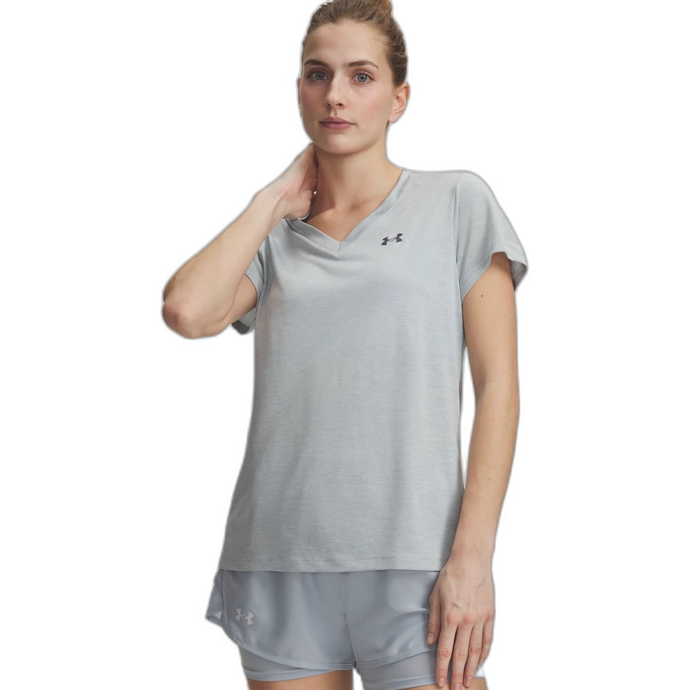 Under Armour - Tech Trainingsshirt Damen grau