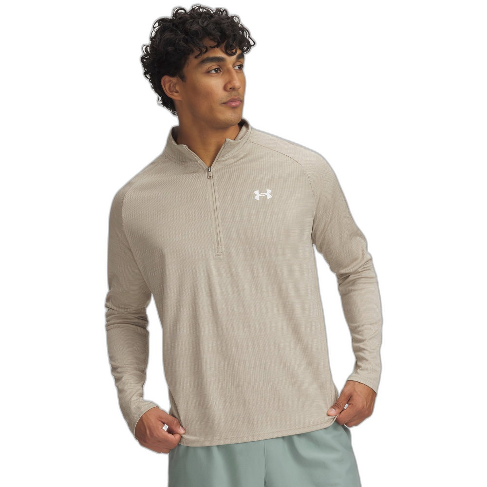 Under Armour - Tech Textured Fleecepullover Herren grün