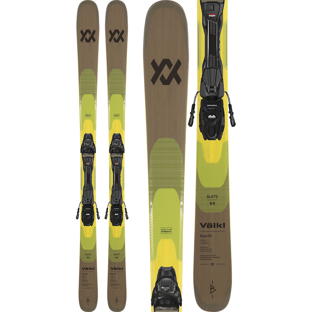 Völkl - Blaze 86 Olive 24/25 Ski Damen inkl. VMotion 10 GripWalk® Bindung