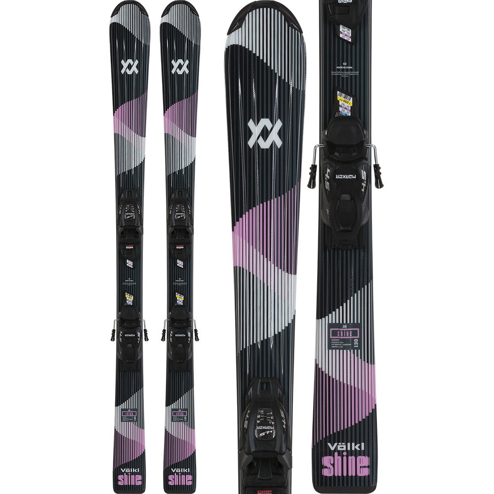 Völkl - Shine JR 26/27 Kinderski inkl. 4.5 vMotion JR Lady Bindung (80-130cm)