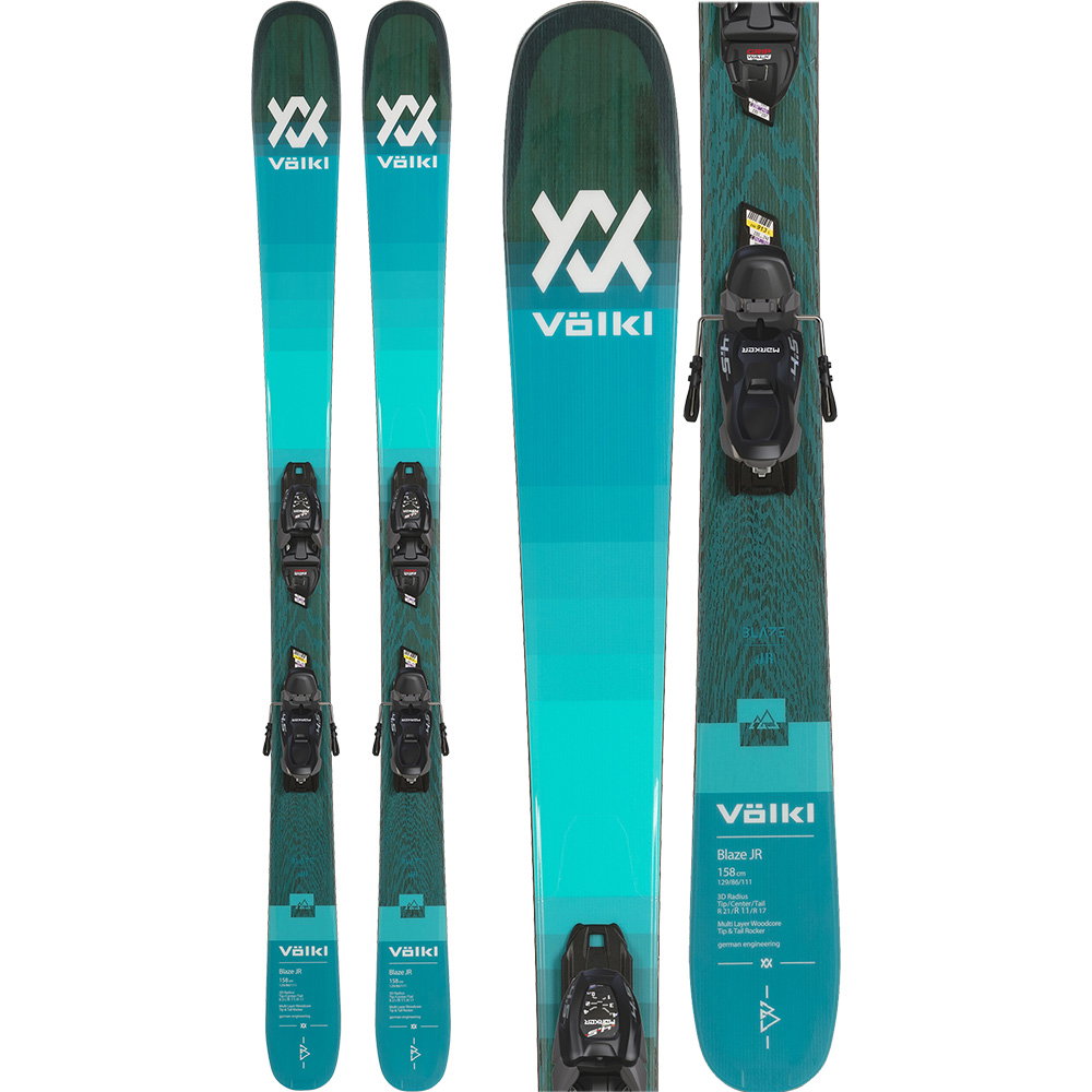 Völkl - Blaze JR 23/24 Kinderski inkl. 4.5 vMotion JR Bindung (118-128cm)