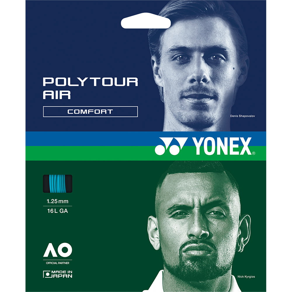YONEX - Polytour Air 1,25 12m Tennissaite sky blue