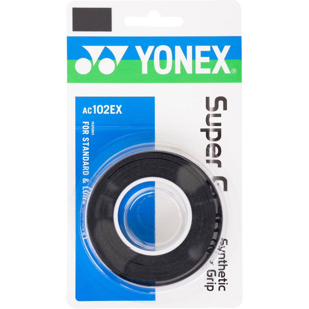 YONEX - Wet Super Grap Griffbänder 3er Pack schwarz