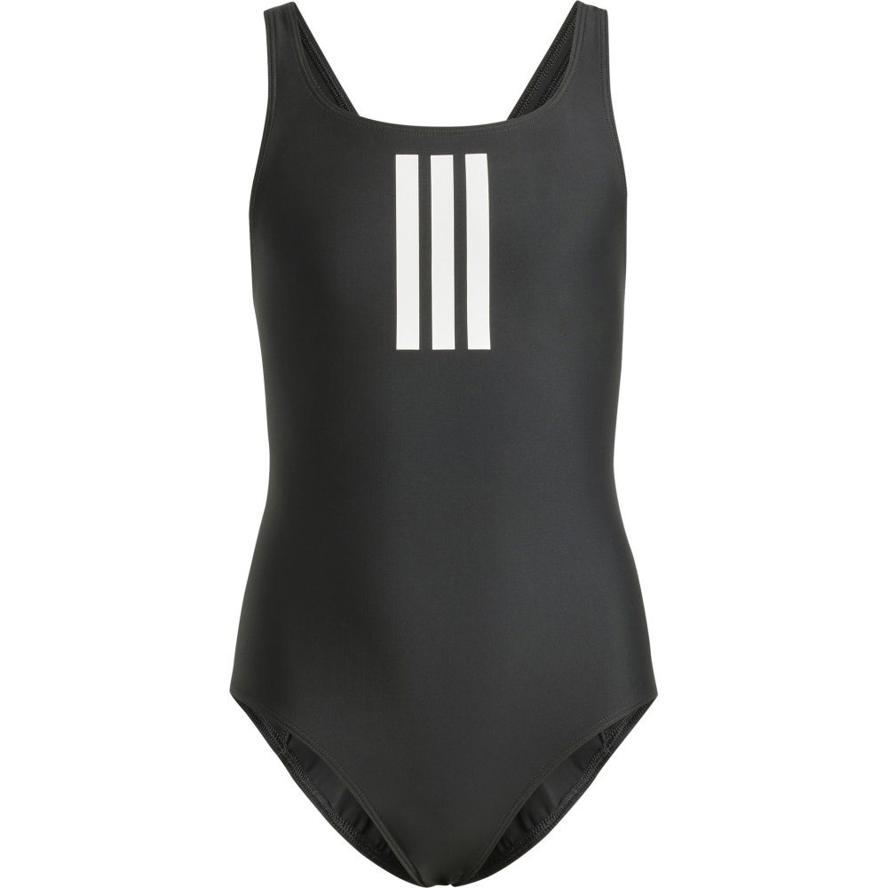 adidas - 3-Streifen Badeanzug Kinder schwarz