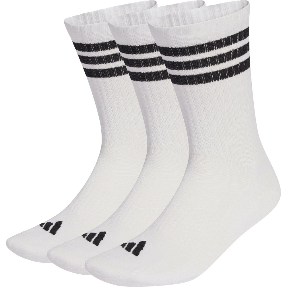 adidas - 3-Streifen Gepolsterte Sportswear Crew 3-Pack Socken weiß