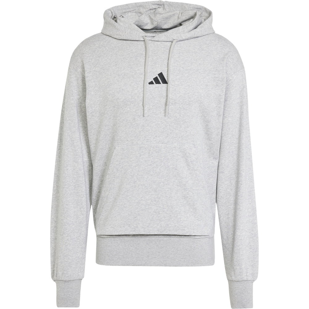 adidas - Essentials Feelcozy French Terry Hoodie Herren medium grey heather
