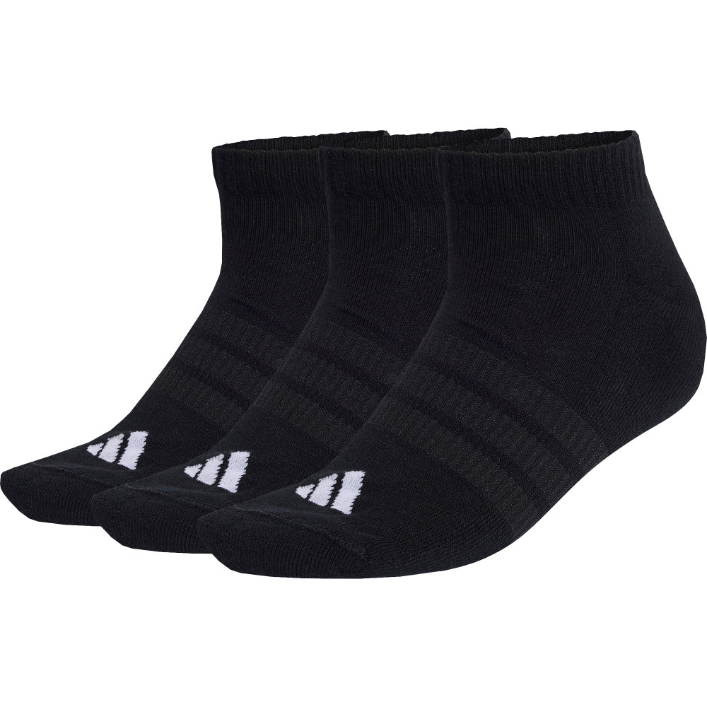 adidas - Essentials Low Cut Socken 3er-Pack schwarz