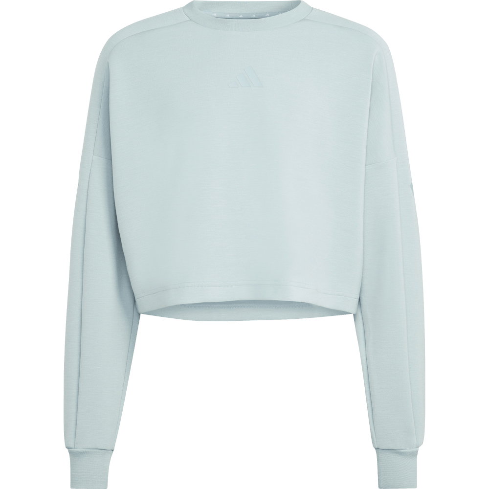 adidas - Future Icons 3-Stripes Cropped Sweatshirt Kinder wonder sage