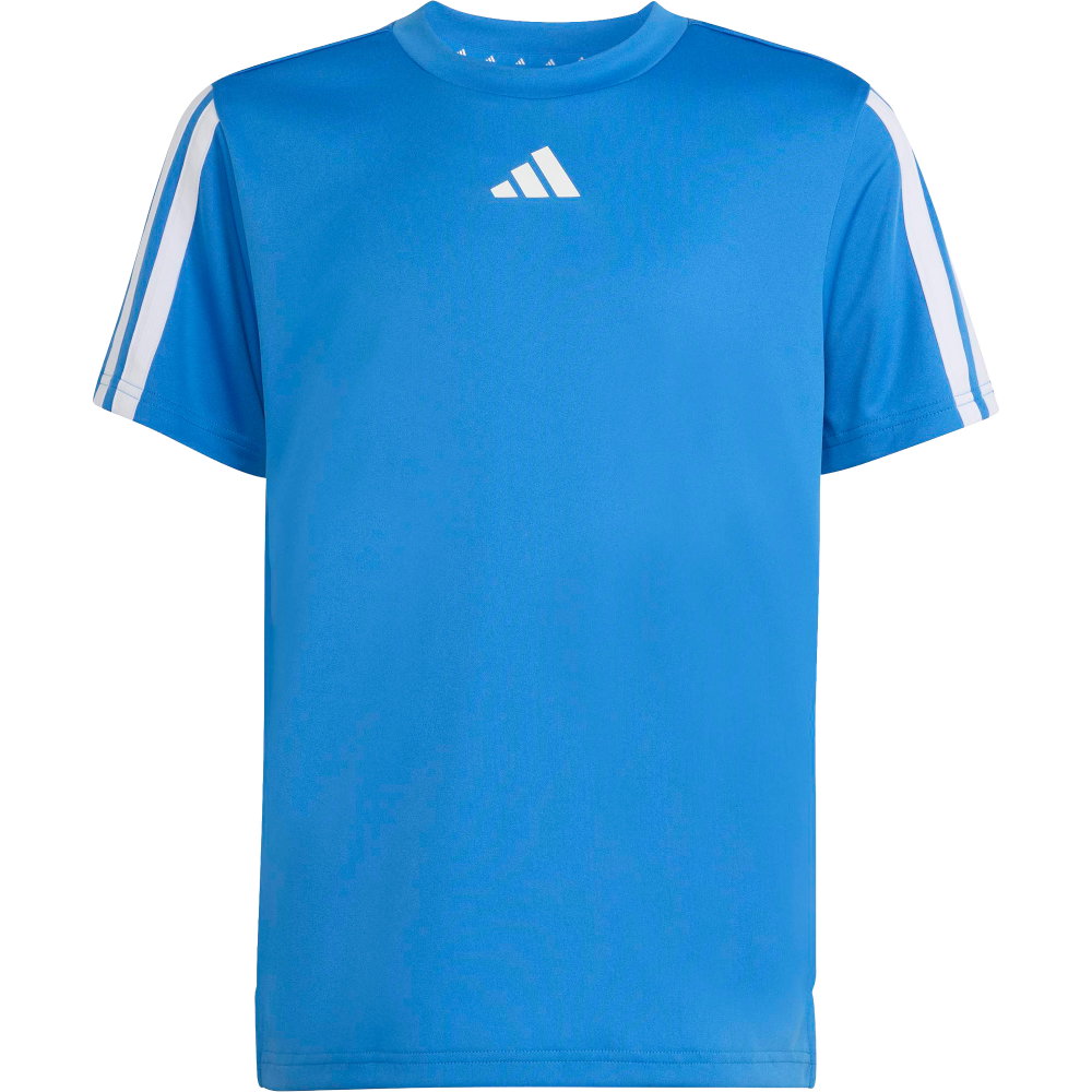 adidas - Train Essentials 3-Streifen T-Shirt Kinder ray blue