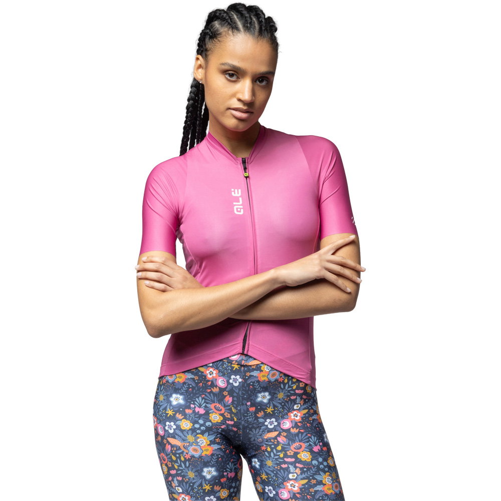 Alé - Color Block Radtrikot Damen blush