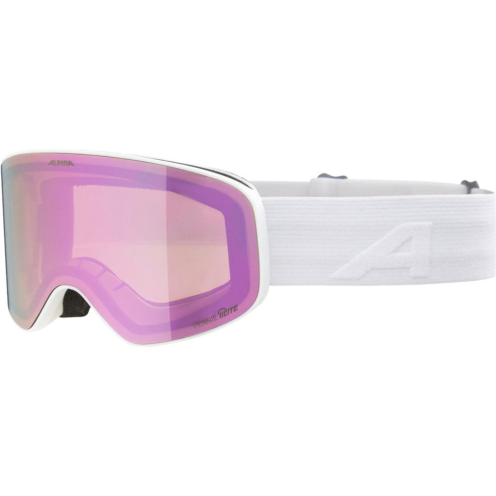 Alpina - Fernie Q-Lite Skibrille Kinder white matt