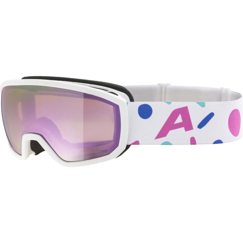 Alpina - Scarabeo Q-Lite Skibrille Kinder white