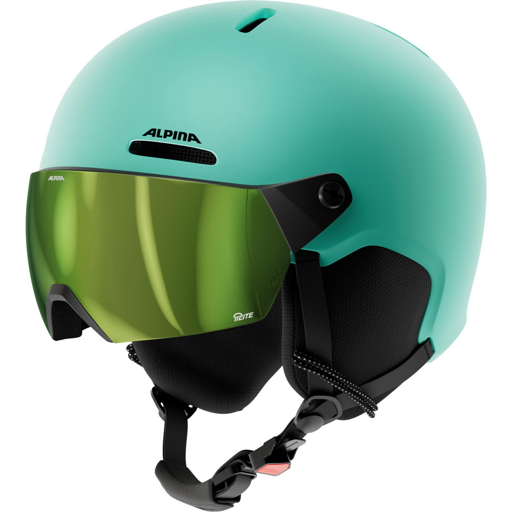 Alpina - Zupo 2 Q-Lite Visierhelm Kinder smoke turqouise
