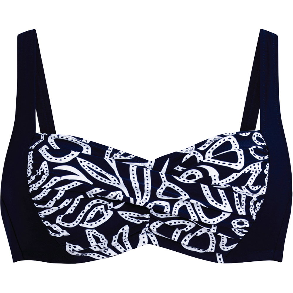 Anita - Elle Bikini Top Damen marine weiß