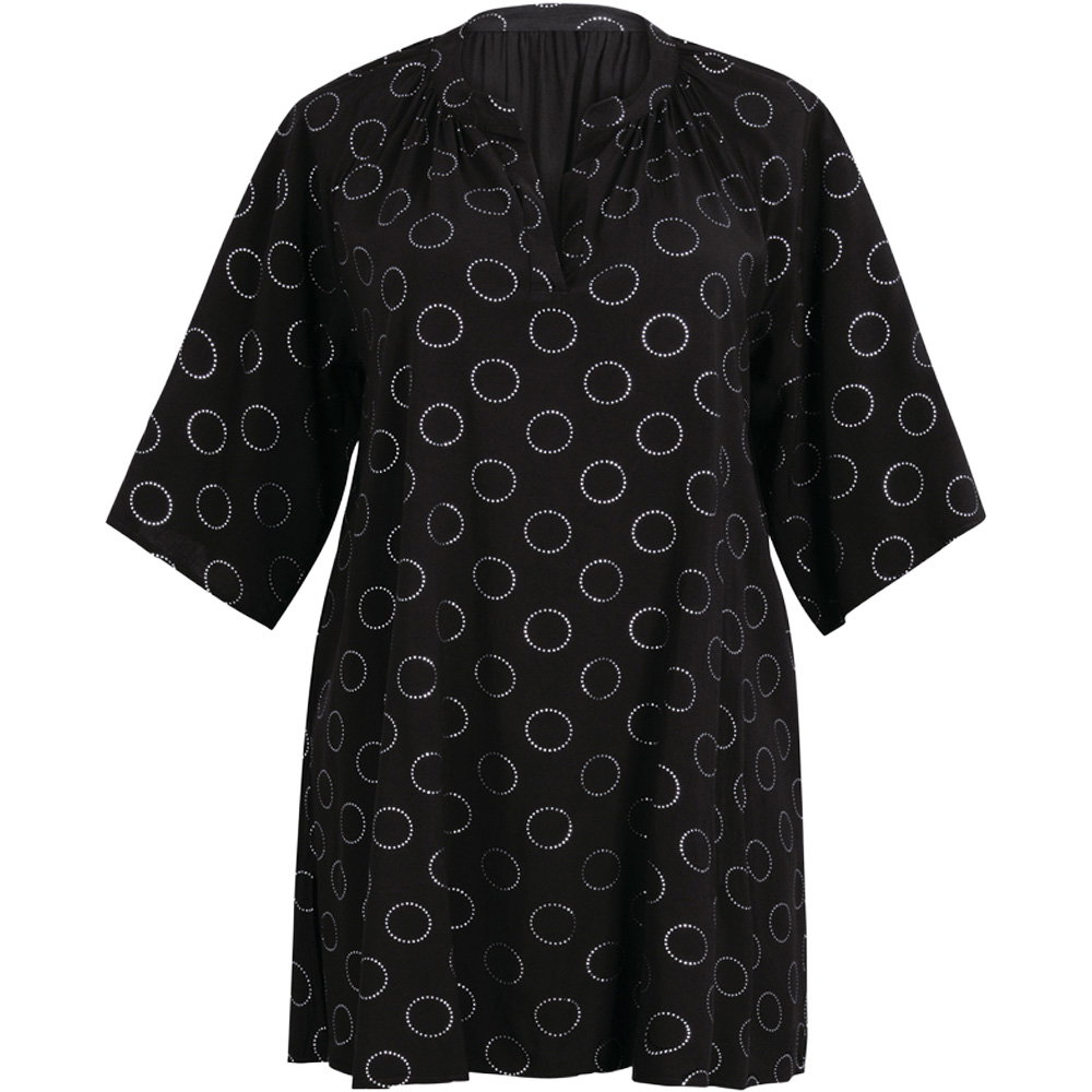 Anita - Manihi Strandkleid Damen schwarz
