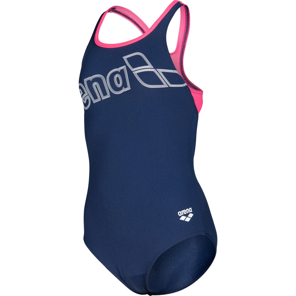 Arena - Logo Swim Pro Badeanzug Mädchen navy