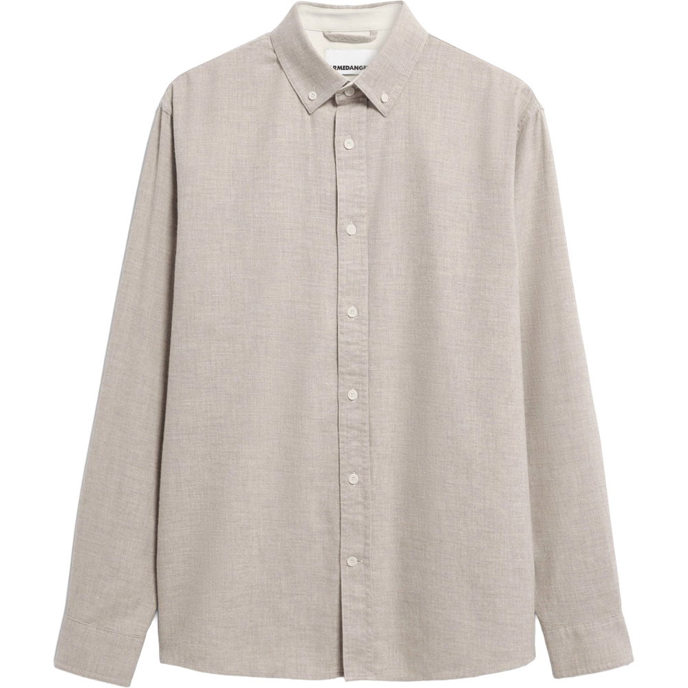 Armedangels - Araamo Flannel Hemd Herren honey reed