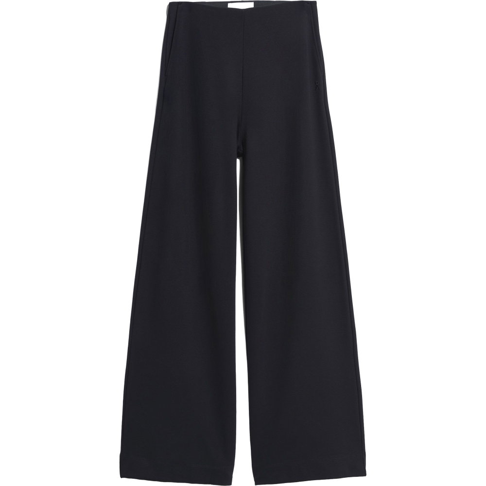 Armedangels - Basic Jersey Wide Leg Pant Hose Damen schwarz