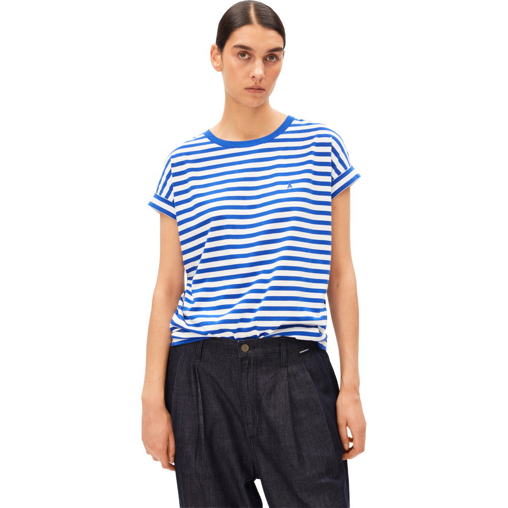 Armedangels - Idaara Stripes T-Shirt Damen weiß 253896_1268