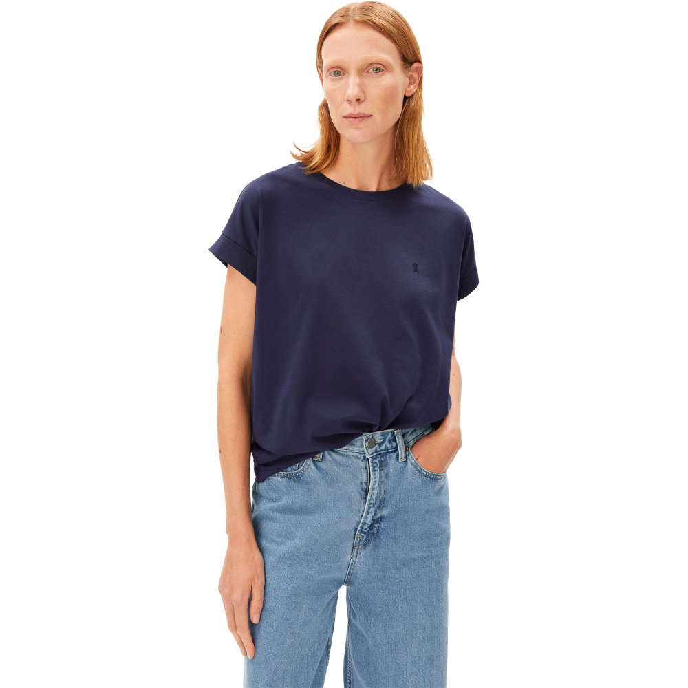 Armedangels - Idaara T-Shirt Damen tinted navy