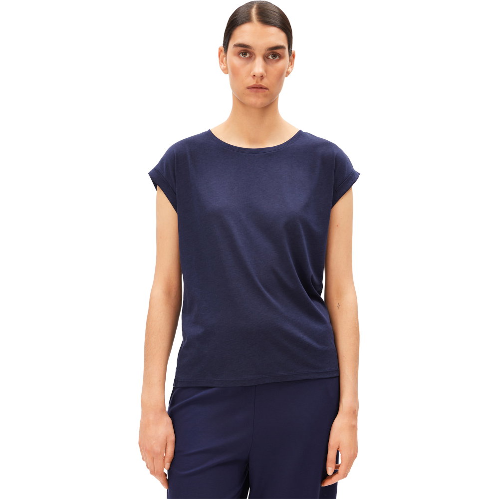 Armedangels - Jilaana T-Shirt Damen tinted navy
