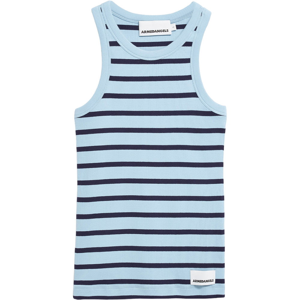 Armedangels - Kanitaa Stripes Tanktop Damen blue glow