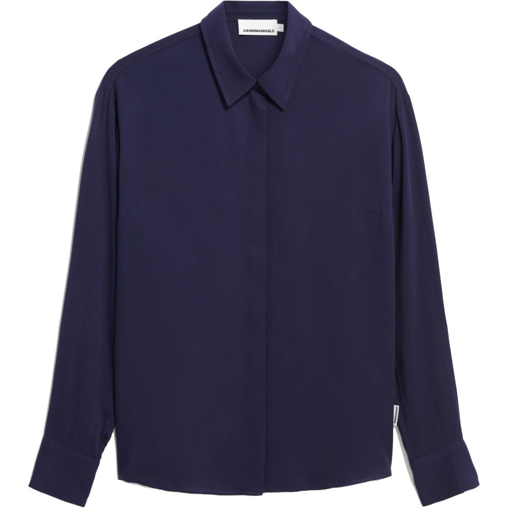 Armedangels - Larisaana Bluse Damen tinted navy