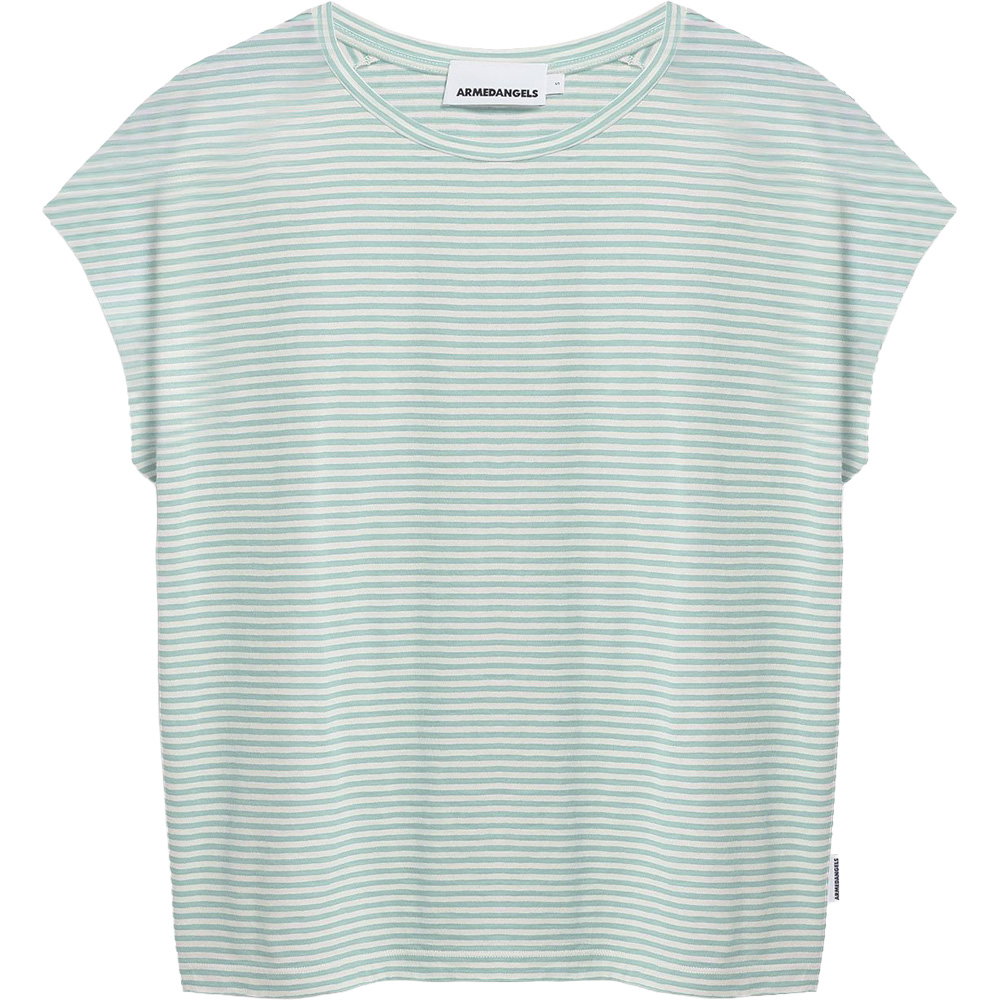 Armedangels - Slub Jersey Stripe T-Shirt Damen oatmilk