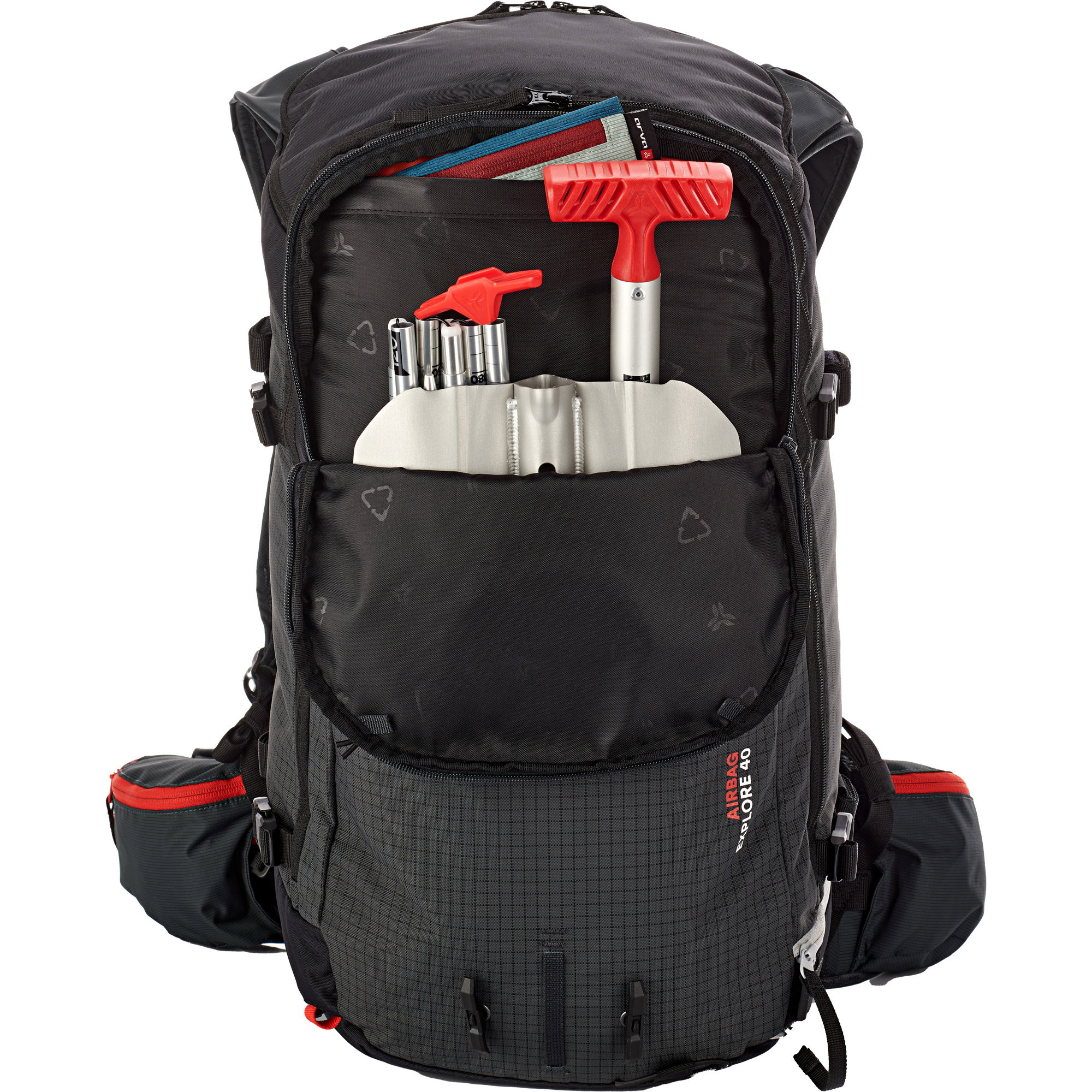 arva アルバ　エアバッグ　AIRBAG REACTOR 40 Black Arva - AIRBAG EXPLORE 40 SWITCH - BLACK at Sport Bittl Shop