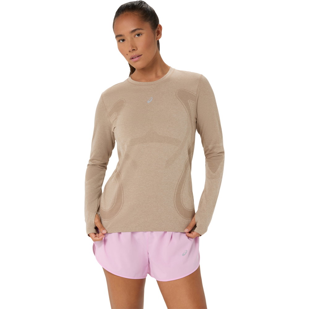 ASICS - Road Seamless Longsleeve Damen greige