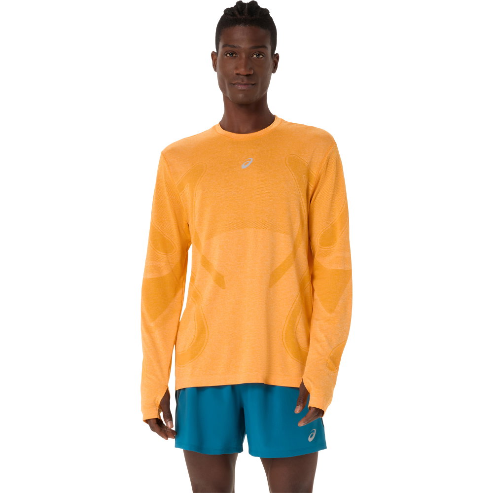 ASICS - Road Seamless Longsleeve Herren yamabuki