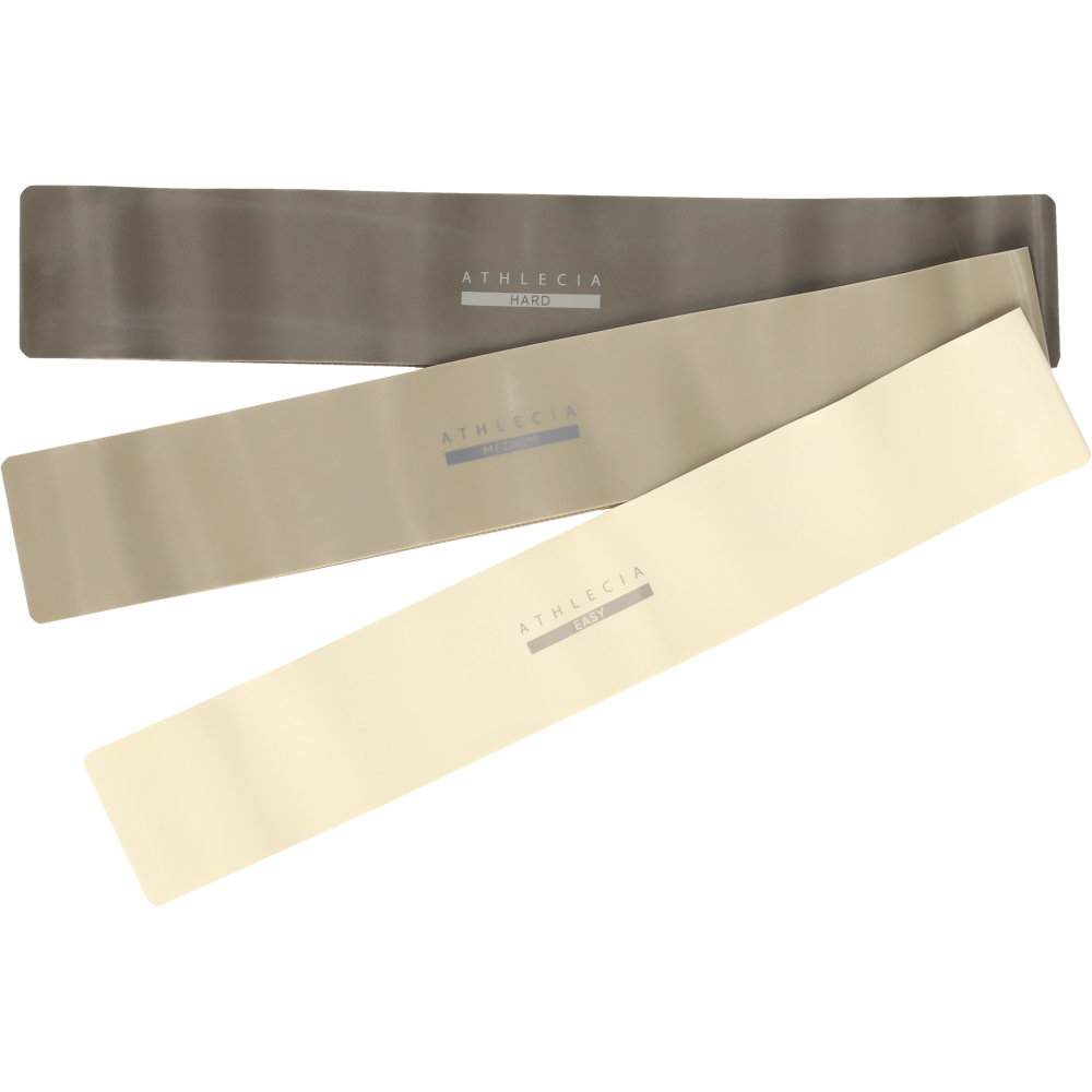 Athlecia - Kuroko Latex Mini Loops Fitnessbänder 3 Stk vaporous gray