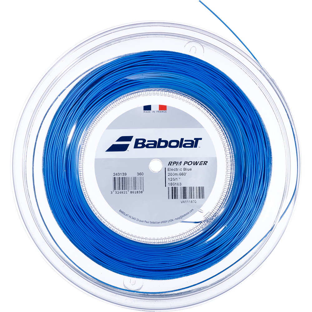 Babolat - RPM Power Tennissaite 200m electric blue