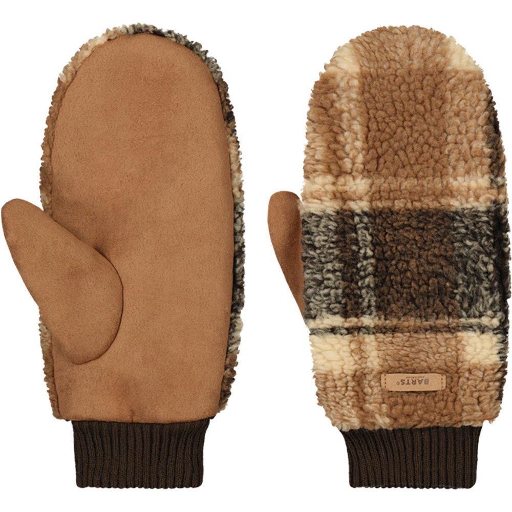 Barts - Teddy Fäustlinge Damen dunkelbraun