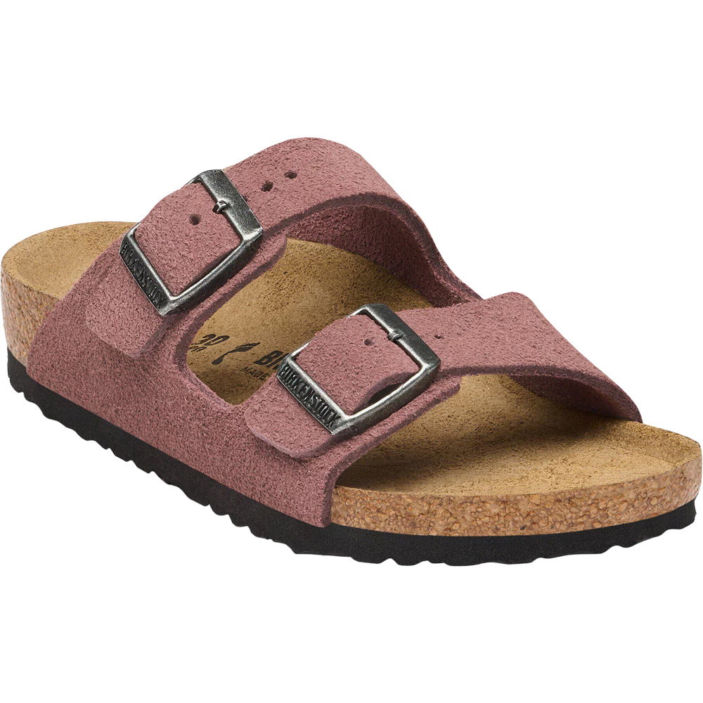 Birkenstock - Arizona Kids Suede Leather Sandalen Kinder pepper