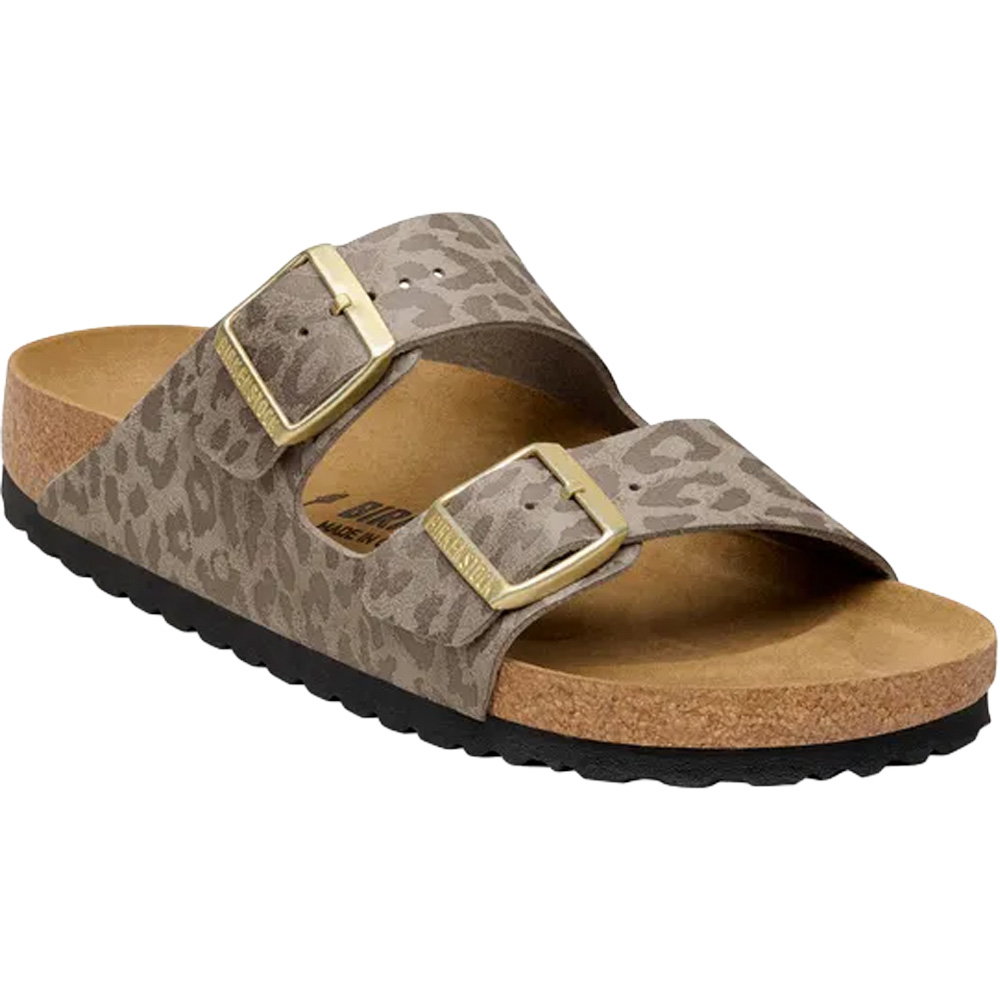 Birkenstock - Arizona Synthetics Sandalen Damen syn leo grey taupe