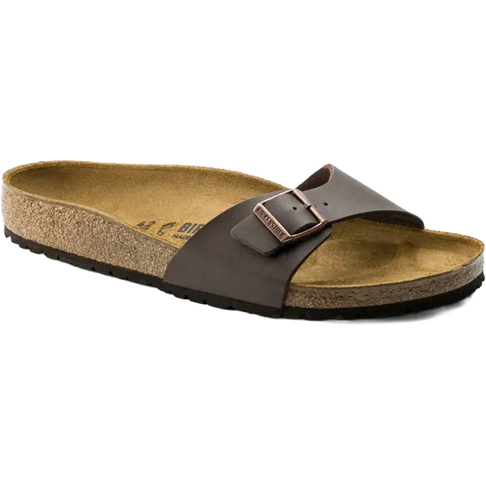 Birkenstock - Madrid Birko-Flor® Sandalen Damen dunkelbraun