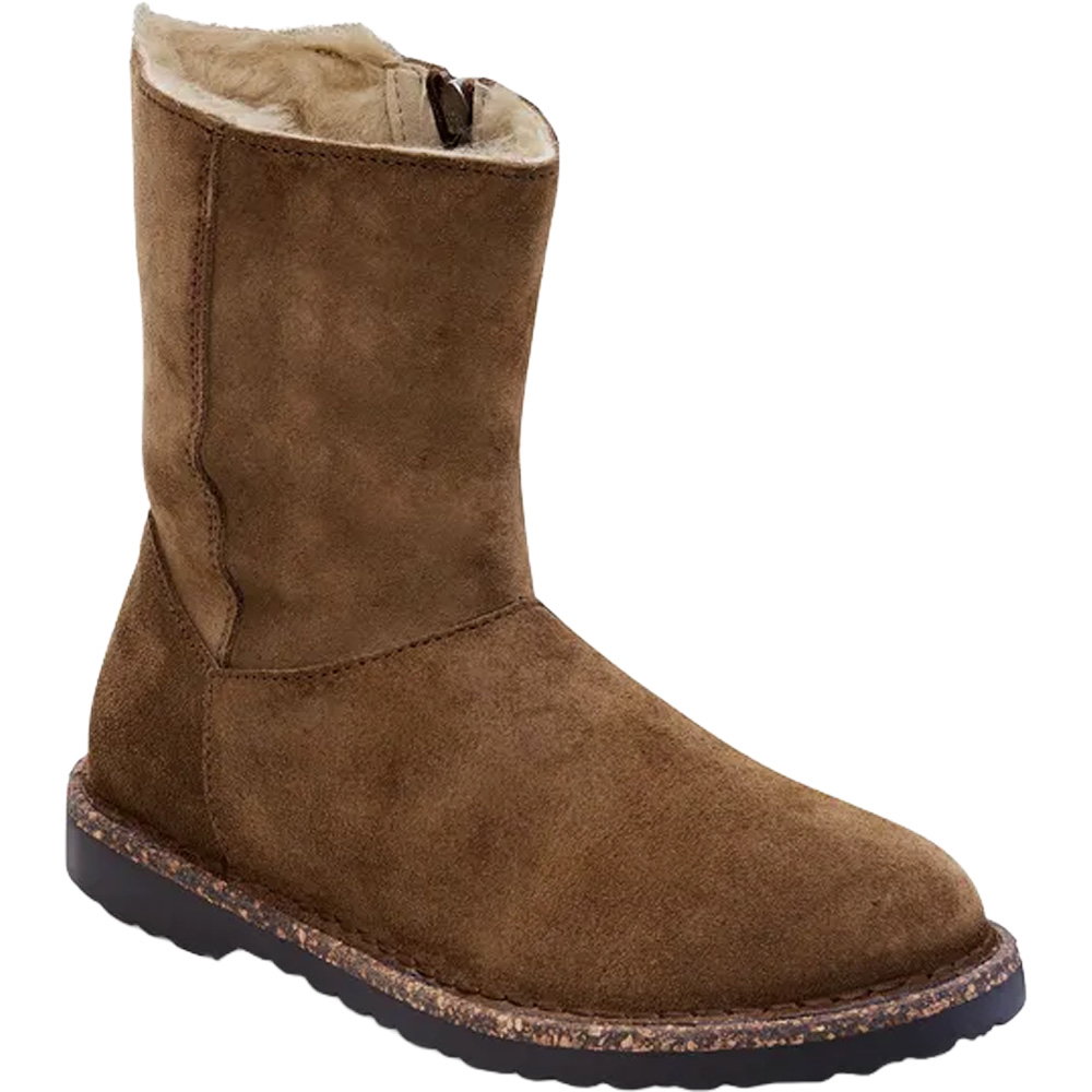 Birkenstock - Uppsala Zip Shearling Winterschuhe Damen dark tea