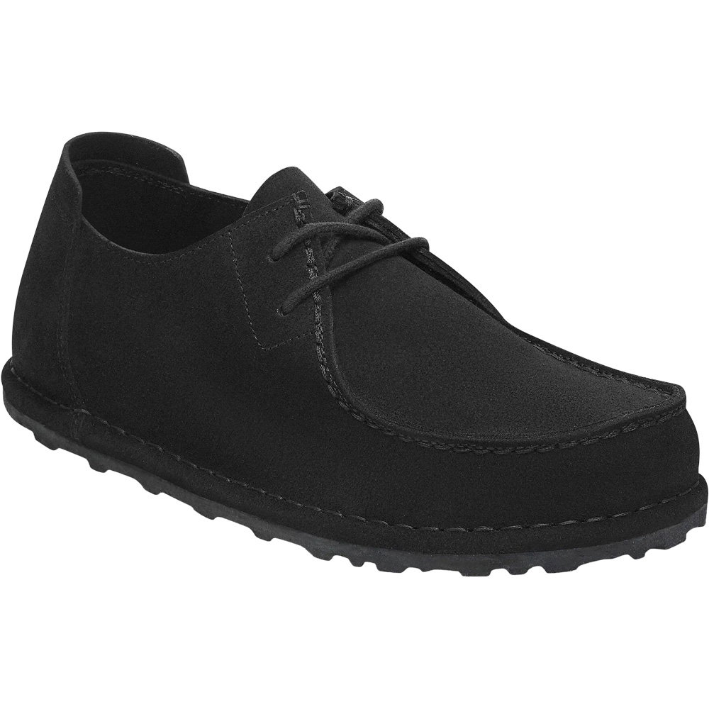 Birkenstock - Utti Lace Veloursleder Sneaker Herren schwarz