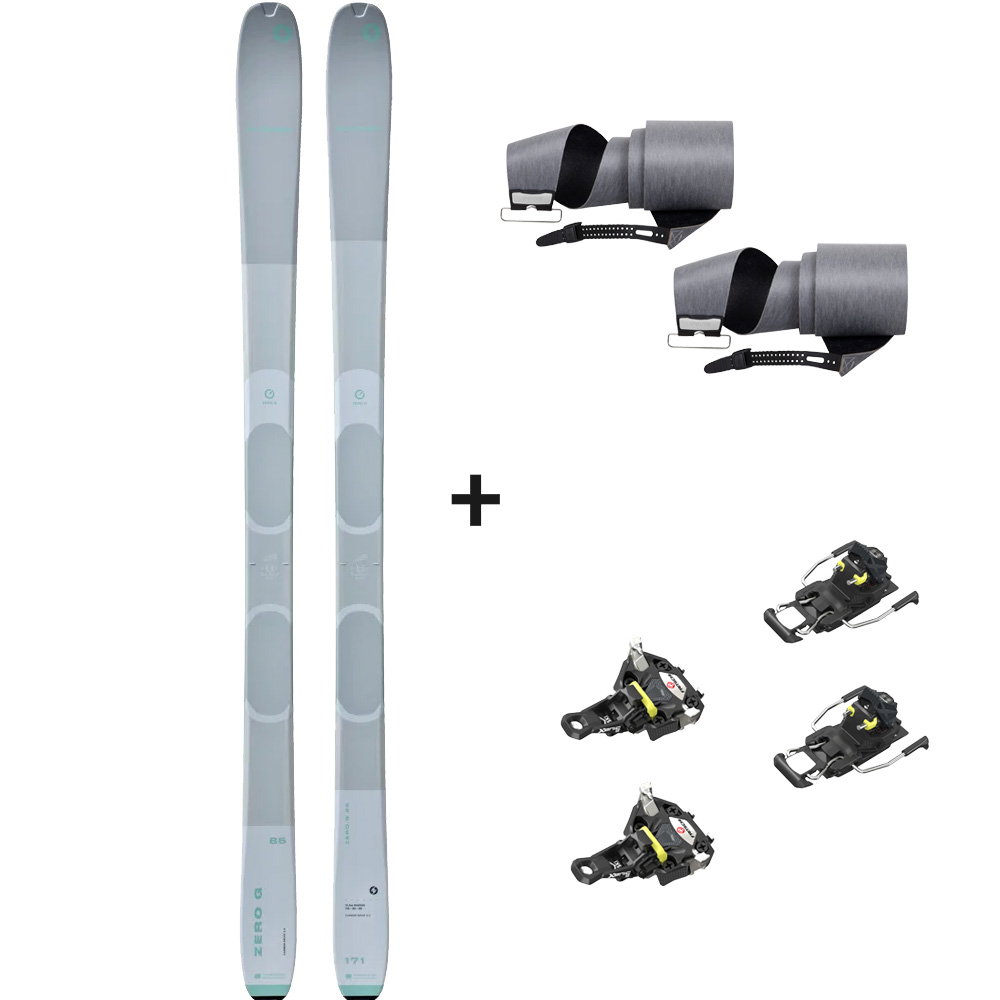 Blizzard - Zero G 85 23/24 Tourenski Komplettset & Fritschi Bindung & Fell