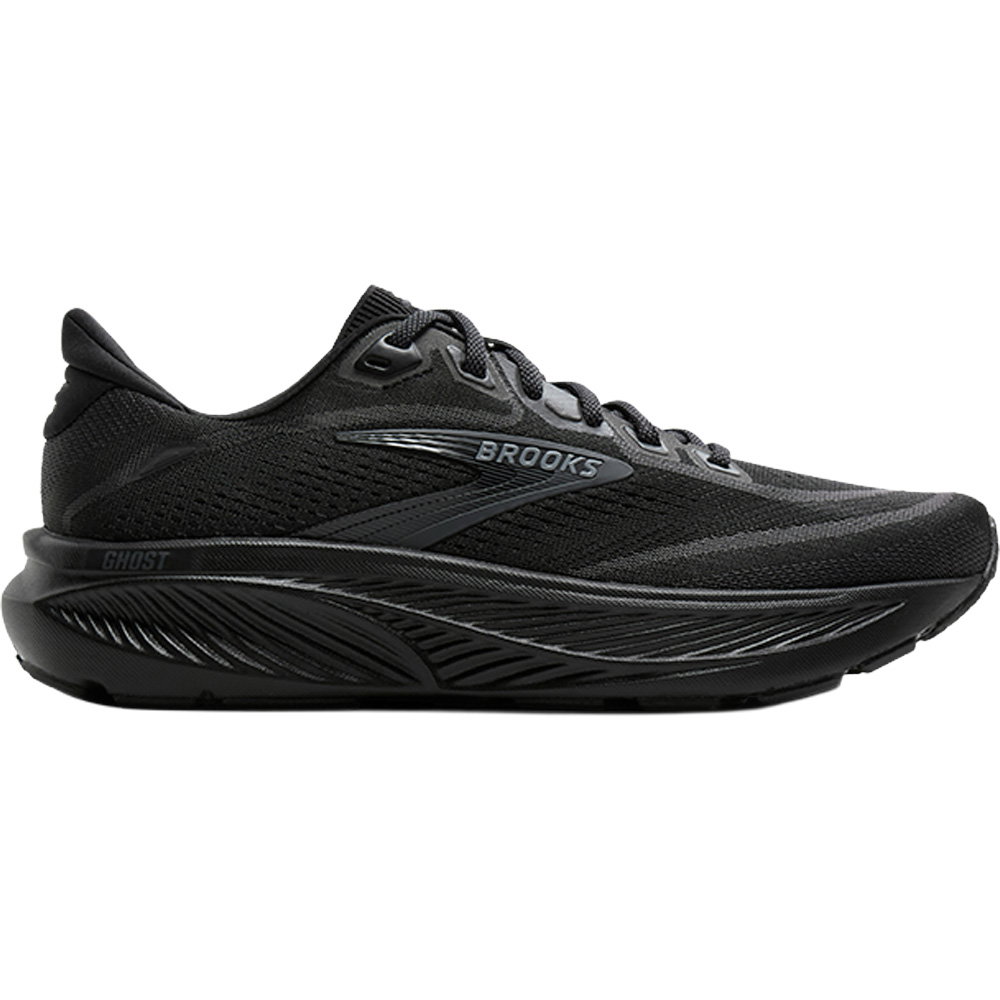 Brooks - Ghost 18 Breit Laufschuhe Herren schwarz