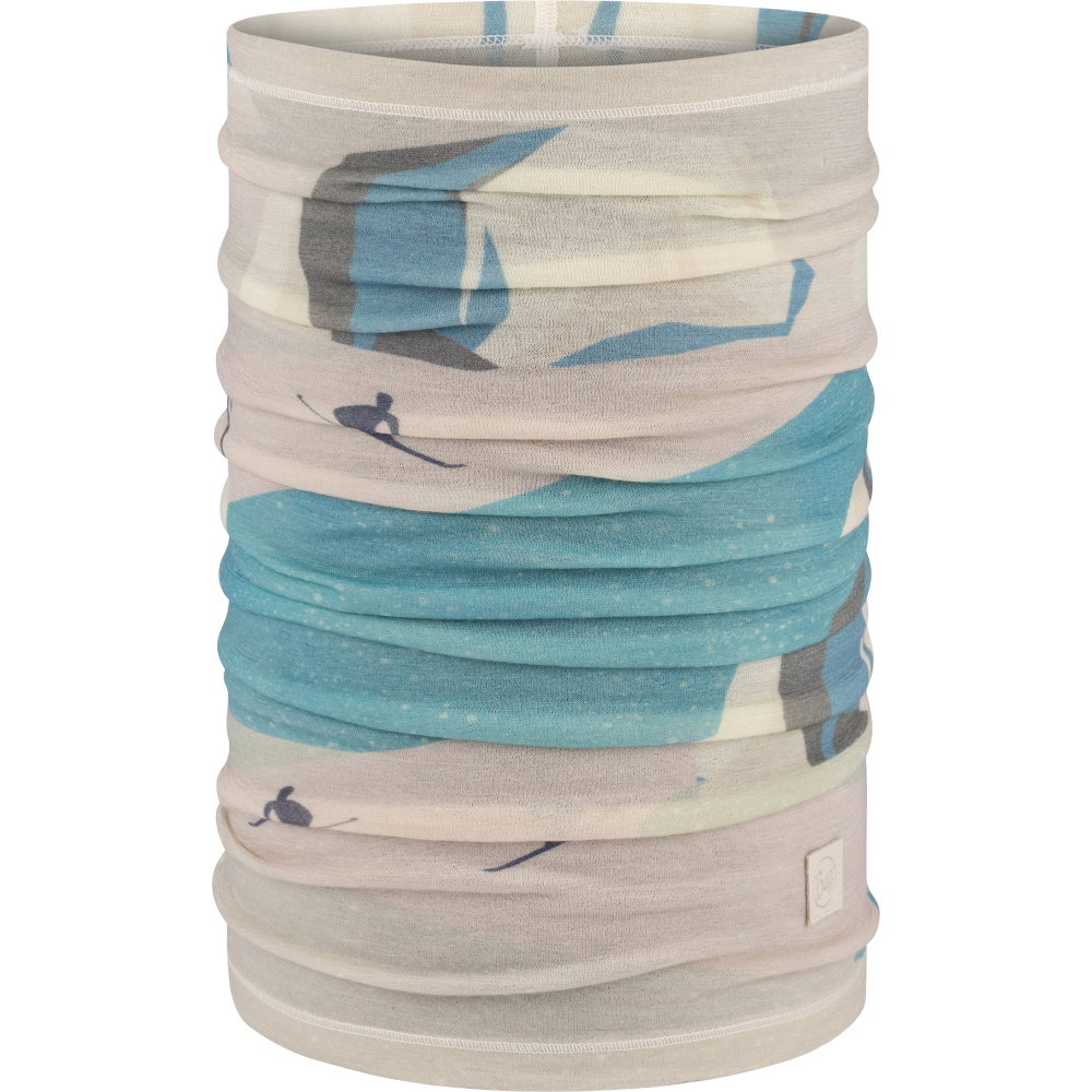 BUFF® - Merino Lightweight Prints Multifunktionstuch grau