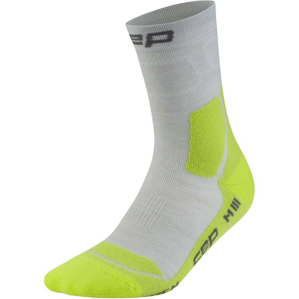 CEP - Hiking Light Cushion Mid Cut Wandersocken Herren grau 254026_8955