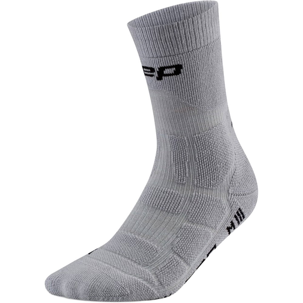 CEP - Hiking Max Cushion Mid Cut Wandersocken Damen grau