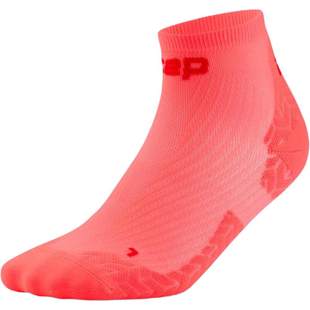 CEP - Core Run Ultralight Low Cut Laufsocken Damen neon coral