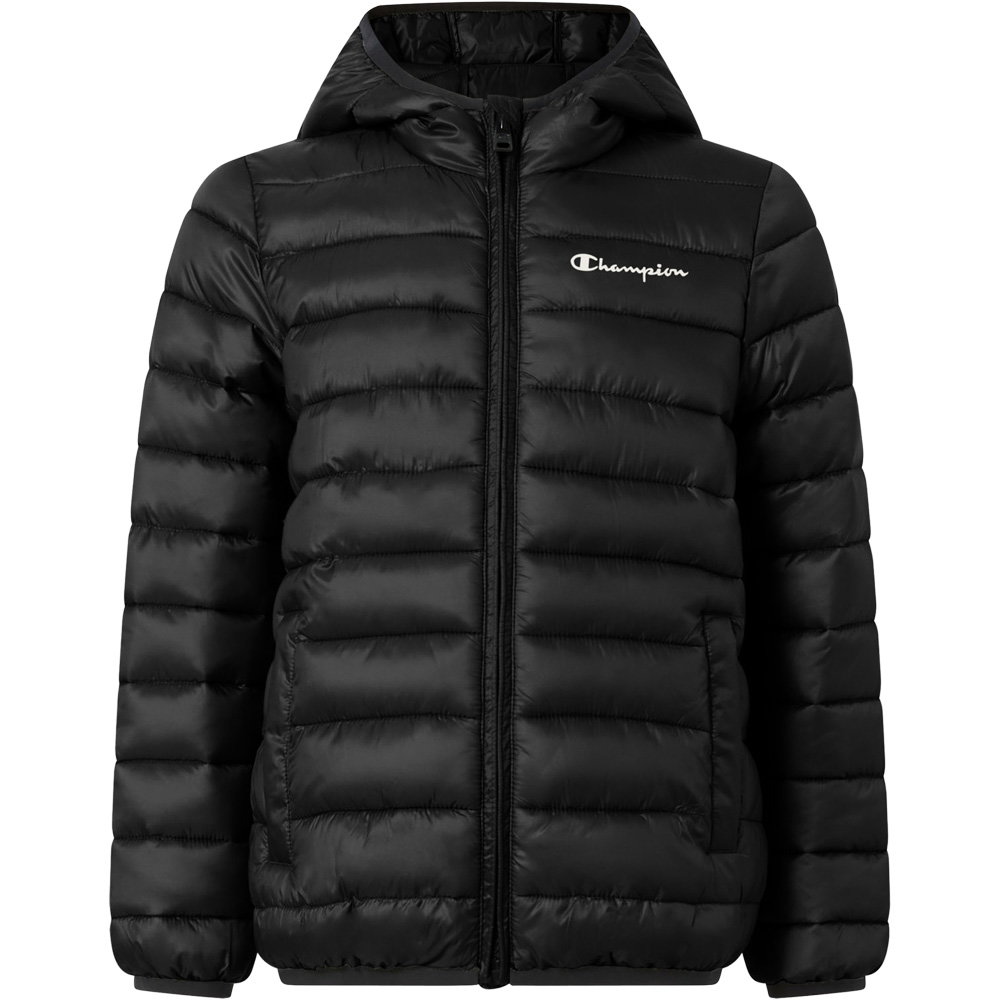 Champion - Hooded Jacke Kinder schwarz