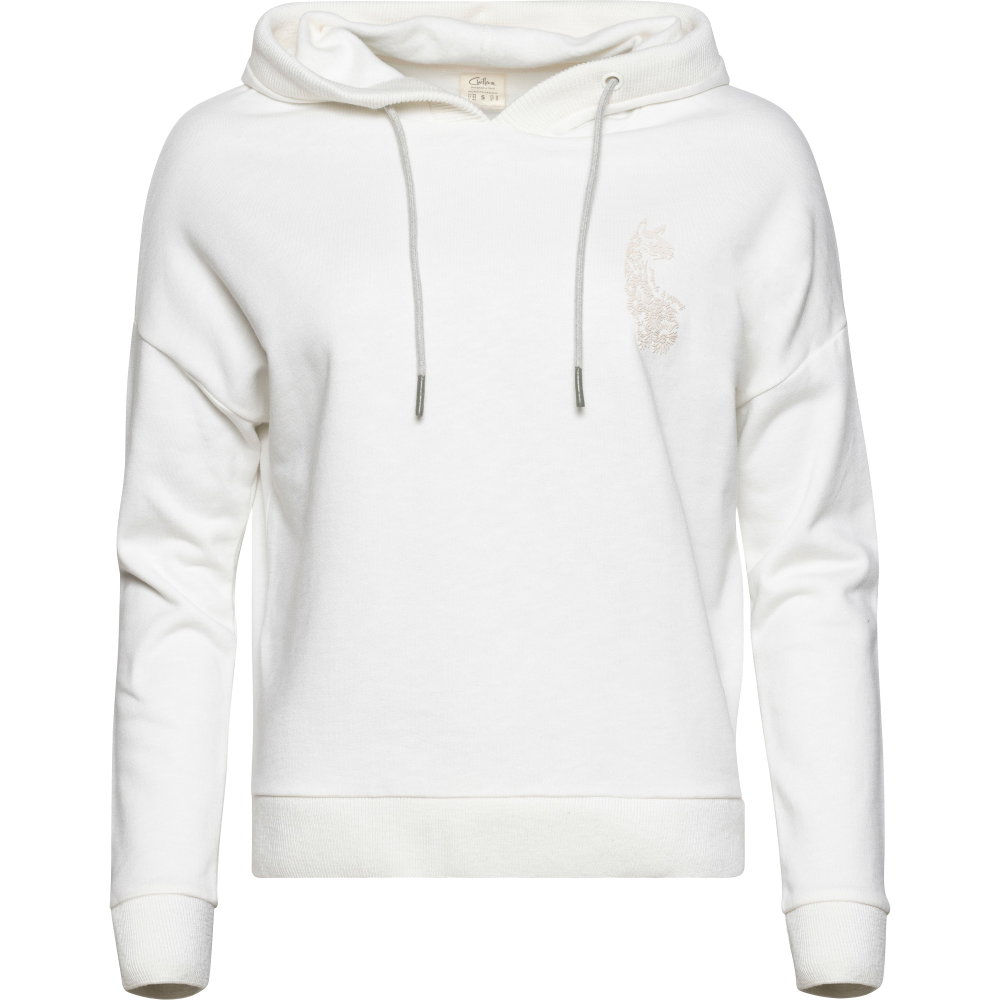 Chillaz - Stelvio Alpaca Floral Hoodie Damen creme